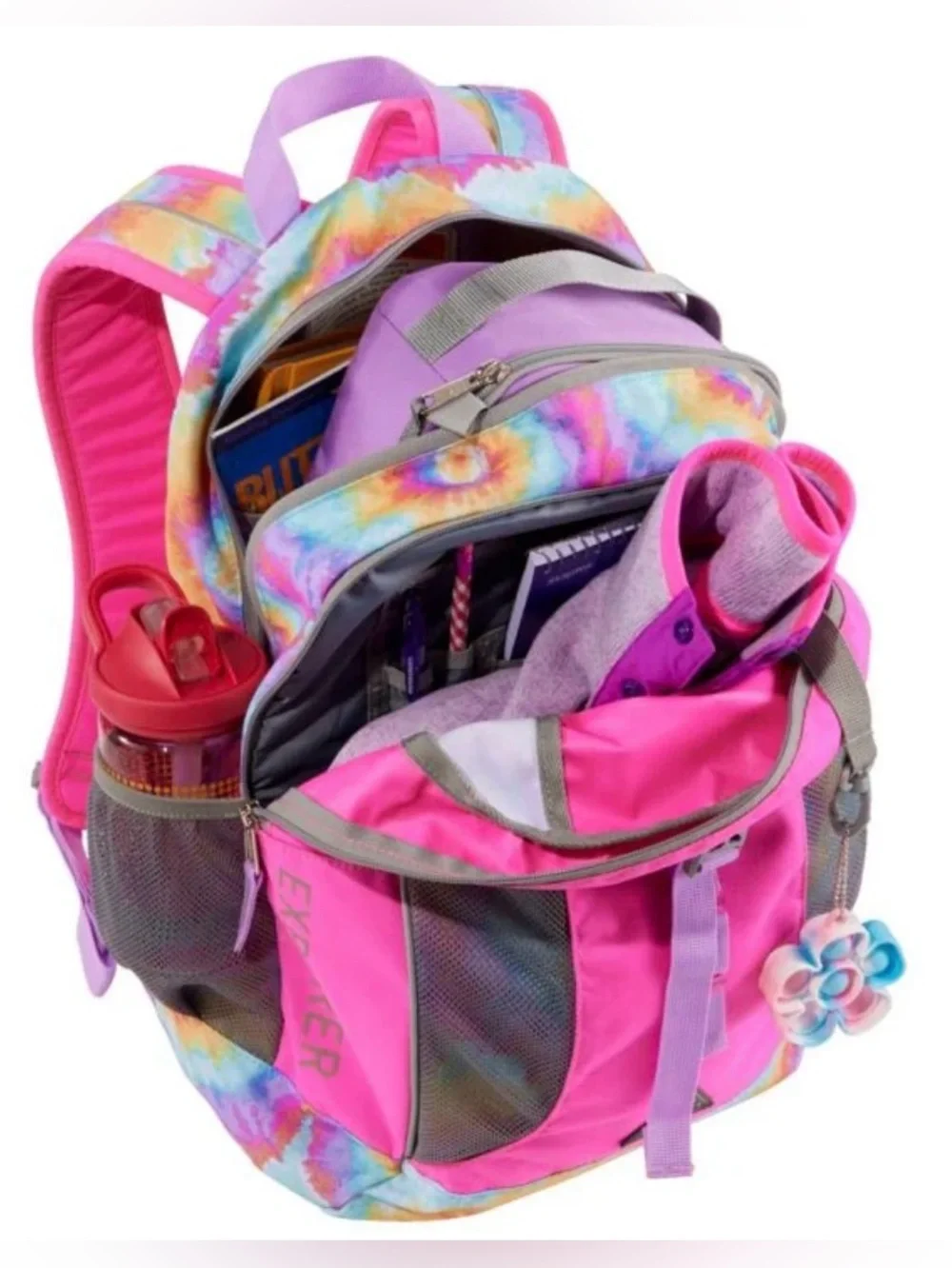 L.L. Bean's Explorer Backpack 25 Liters, Pink Tie-Dye Brand New